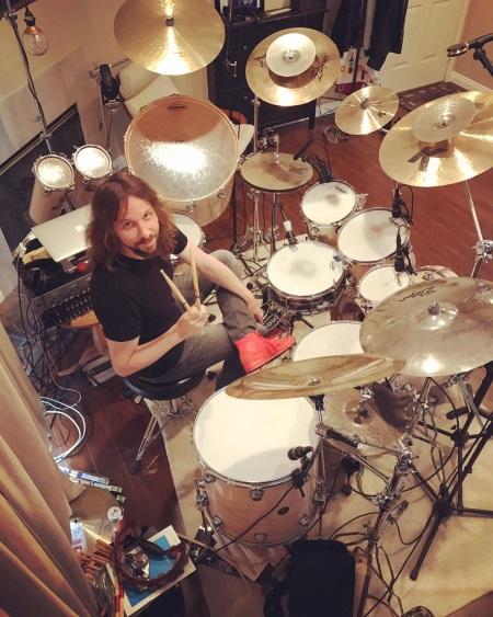 Marco Minnemann's drum set-up