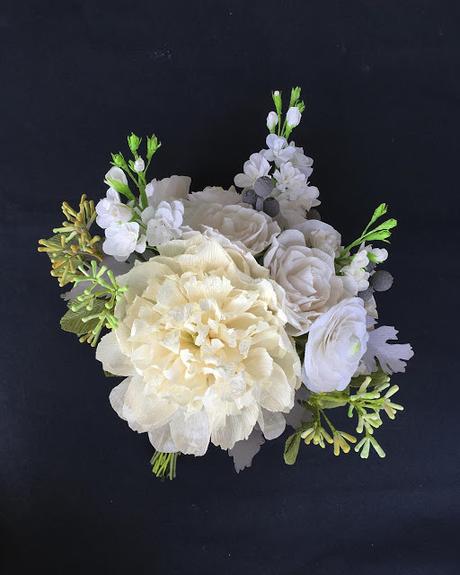 Paper Flower wedding bouquet