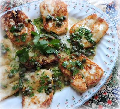Lime & Caper Dressed Halloumi Cheese