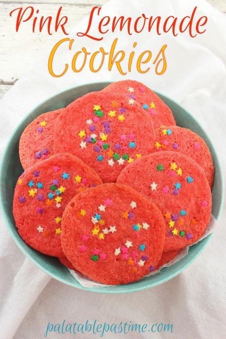 Pink Lemonade Cookies #FilltheCookieJar Pink Lemonade Cookies