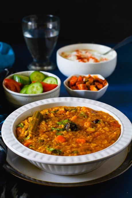 How To Make Sambhar Sadam, Sambhar Rice Recipe sambhar sadam