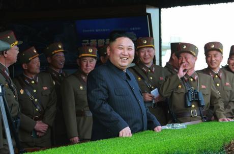 Kim Jong Un Observes and Guides Large Live Fire Combined Forces Exercise