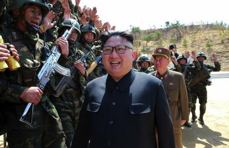 Kim Jong Un Observes and Guides SOF Contest