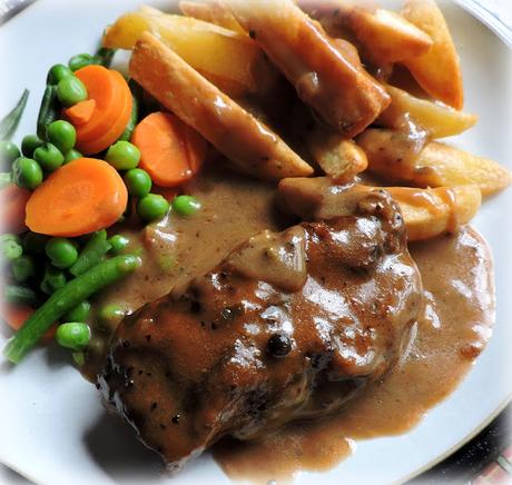 Braised Beef with a Peppercorn Sauce
