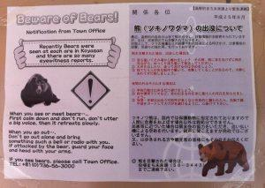 Mount Koya: Beware of Bears
