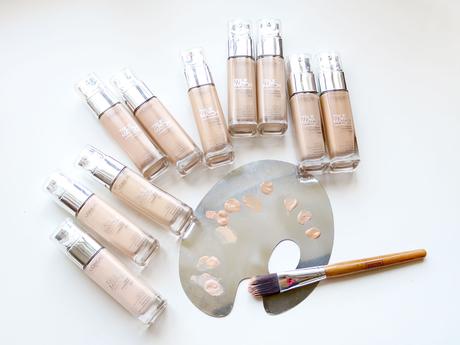 L’Oreal True Match Natural Finish Foundation Review and Complete Swatches