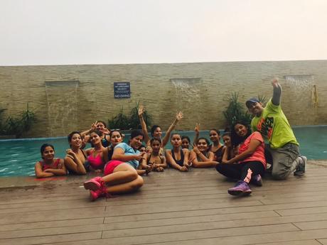 Aqua Aerobics Session with Radisson Blu Faridbad was Super Fun Aqua Aerobics Session with Radisson Blu Faridbad was Super Fun