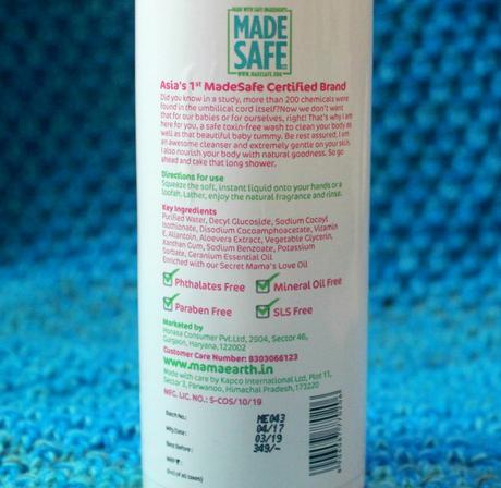 Mama Earth Calming Body Wash Review