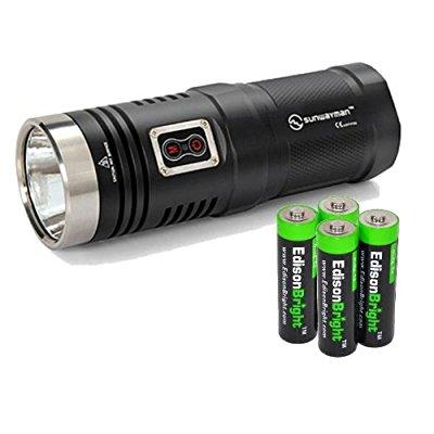 Best AA Flashlights 2017 – Difference Between AAA vs AA Flashlight Sunwayman D40A Cree XM-L2 980 Lumens LED compact AA Flashlight Review