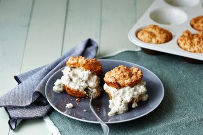 Cream of Mushroom Puree Biscuits and Gravy