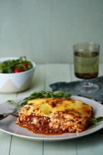 Cream of Mushroom Puree Easy Protein Noodle Lasagna