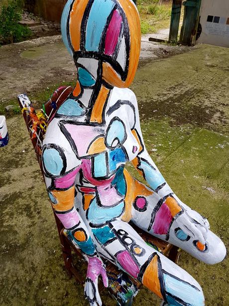 Abstract Body Painting - Ben Heine Art - Flesh and Acrylic - Quand T'es Loin - Clip de Musique - Chanson de Ben Heine Music - BenHeineMusic - Backstage Making of Photos - 2017 - Charbonnage N10 du Gouffre