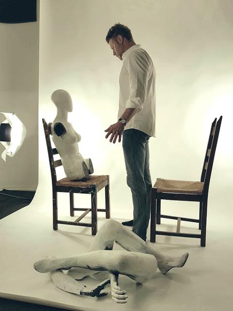 Making Of - Quand T'es Loin - Clip de Musique - Chanson de Ben Heine Music - BenHeineMusic - Backstage Making of Photos - Flesh and Acrylic - Abstract Body Painting - Ben Heine Art - 2017