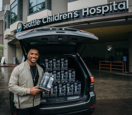 Christian Athlete Russell Wilson Deliver Father’s Day Gifts To Seattle Children’s Hospital Christian Athlete Russell Wilson Deliver Father’s Day Gifts To Seattle Children’s Hospital