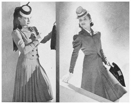 1940s-Fashion---Early-Summer-Suits-1940-d 1940s-Fashion---Early-Summer-Suits-1940-d