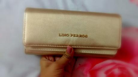 Lino Perros Gold Toned Textured Threefold Wallet (Myntra.com) Lino Perros Gold Toned Textured Threefold Wallet (Myntra.com)