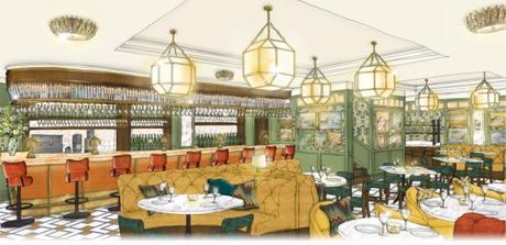 A look inside The Ivy on the Square in edinburgh