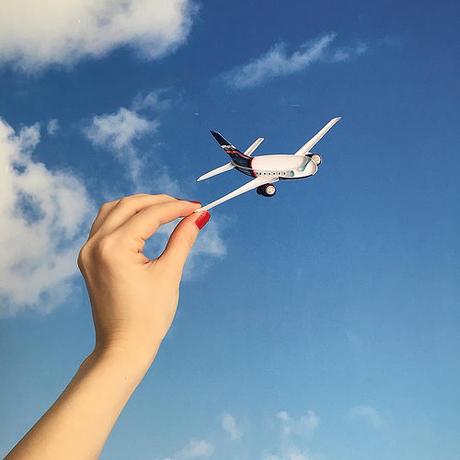 Quilled Airplane - Quilled by Olia Quilled Airplane - Quilled by Olia