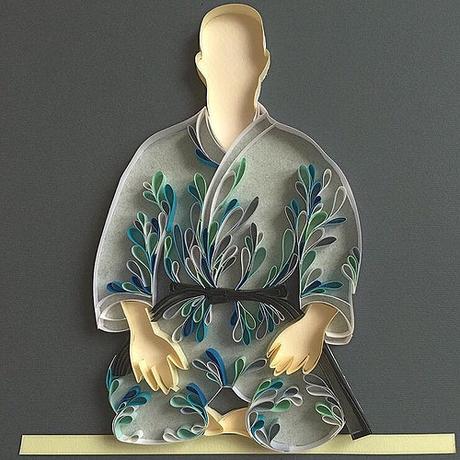 Quilled Figure - Quilled by Olia Quilled Figure - Quilled by Olia