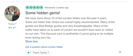 #London Walkers Review #LondonWalks: