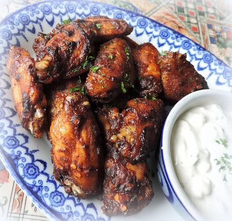 Spicy Chicken Wings & Blue Cheese Dressing