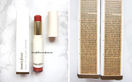 Review/Swatches: Innisfree Real Fit Velvet Lipstick – all 10 shades