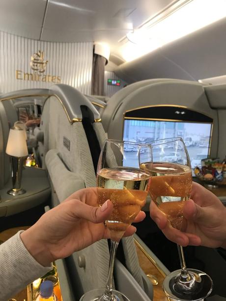 Emirates First Class Review JFK alt=