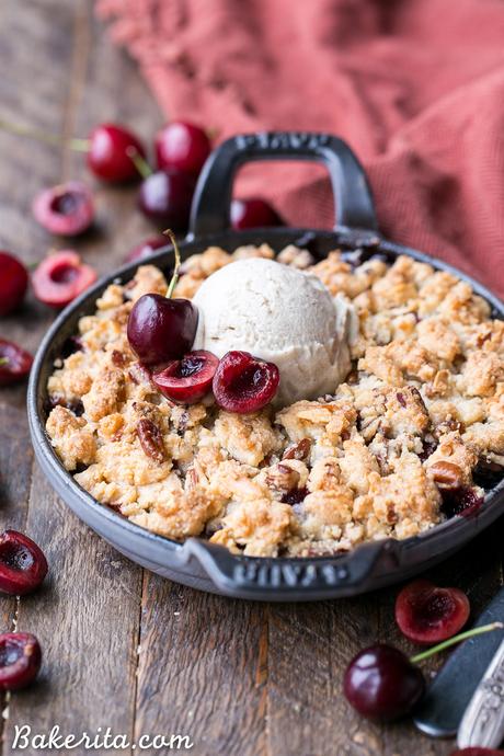 Cherry Crisp (Gluten Free, Paleo + Vegan) Cherry Crisp (Gluten Free, Paleo + Vegan)