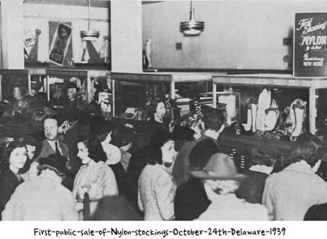 First-public-sale-of-Nylon-stockings-October-24th-Delaware-1939 First-public-sale-of-Nylon-stockings-October-24th-Delaware-1939