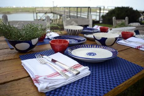 five patriotic dining table designs boho style