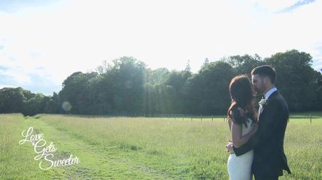 An Elegant and Stylish Lakes Wedding Video gorgeous golden hour romantic couple photograph at armathwaite hall