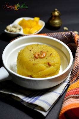 Mango Rava Kesari | Mango Semolina Pudding | Indian Pudding