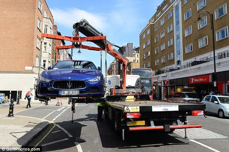 Boris Becker is bankrupt ~ Maserati car towed by Council