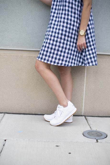 Summer style: dresses and sneakers are the perfect combo of comfortable, chic, and casual. 