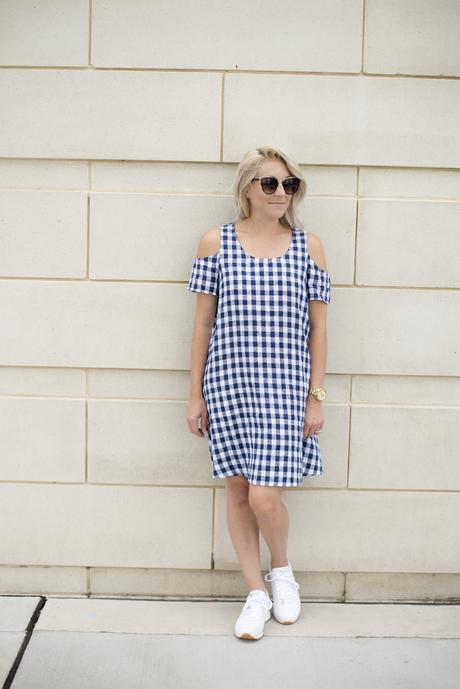 Summer style: dresses and sneakers are the perfect combo of comfortable, chic, and casual. 