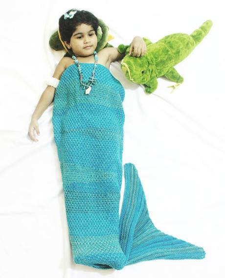 Mermaid Tail Blanket Baby OOTD Ft. Zaful