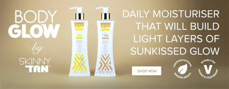 Skinny tan: body glow moisturiser