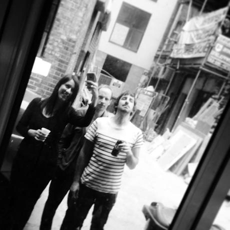 Mower Image may contain: 3 people