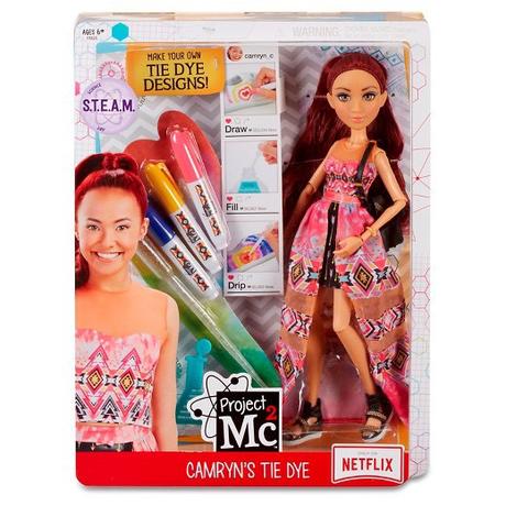 Project Mc2 dolls with experiments: Camryns tie dye