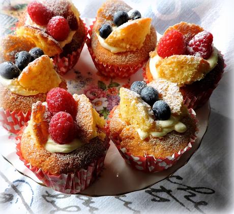 Patriotic Butterfly Cakes