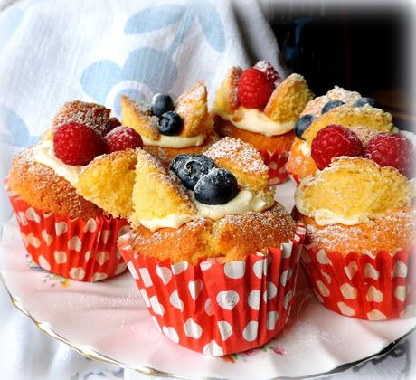 Patriotic Butterfly Cakes