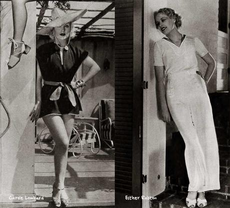 Sombreros and Sailor suits - 1930s beach fashion 1934 Sombreros and Sailor suits - 1930s beach fashion 1934