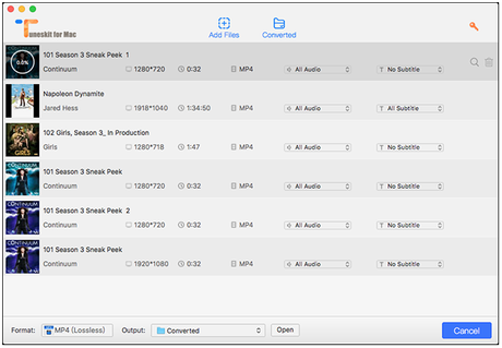 DRM Media Converter for MAC - Convert iTunes M4V to MP4