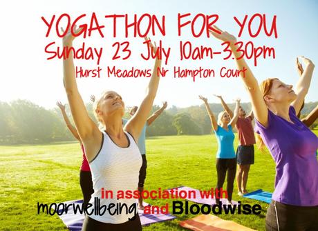We are delighted to present ‘Yogathon for You’ open air summer yoga event – July 23