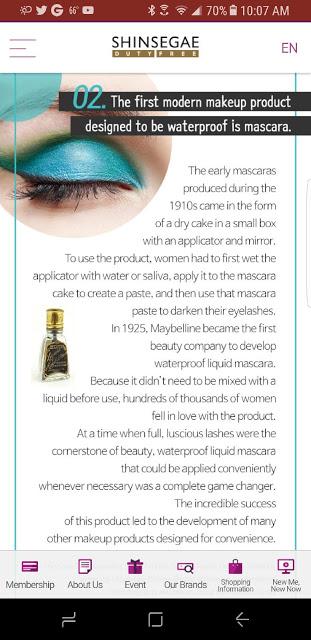 Korean Beauty Company, Shinsegae, features Maybelline history in their Ad Campaign. Korean Beauty Company, Shinsegae, features Maybelline history in their Ad Campaign.