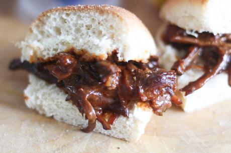Super Easy Slow Cooked BBQ Beef Sliders With Hellmanns Tomato Ketchup Sweetened With Honey
