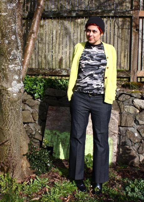 outfit post: 100% Thrifted (Neon + Camo) outfit post: 100% Thrifted (Neon + Camo)