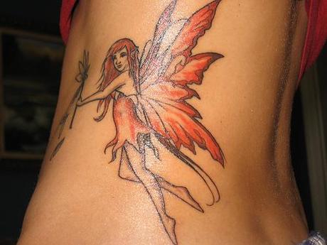 Who wants a blob for a tattoo Side Fairy Tattoo Young Women Like Getting