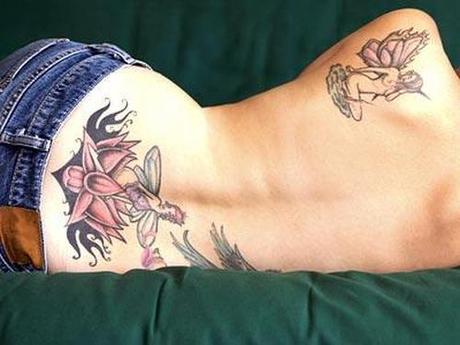 Fairy Tattoo On Back Young Women Like Getting Fairies