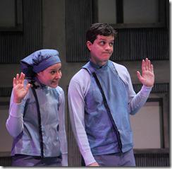 (pictured l-r) Landree Fleming and Aaron Lawson in Adventure Stage Chicago's Review: The Giver (Adventure Stage Chicago)